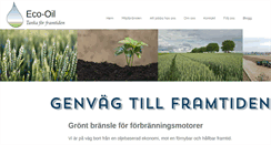 Desktop Screenshot of eco-oil.se