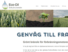 Tablet Screenshot of eco-oil.se